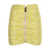 Elisabetta Franchi Yellow skirt with zip Yellow