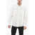 Diesel Linen S-East-Long Shirt With Double Breast Pocket White