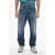 Diesel Wide Leg 2020 D-Viker Jeans With Logo-Button 20Cm L32 Blue