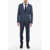 CORNELIANI Cc Collection Pin Check Reward Suit With Patch Pockets Blue