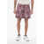 AMIRI Paisley-Motif Shorts With 2-Pockets Red