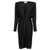 Alexandre Vauthier Alexandre Vauthier V-Neck Jersey Dress Black