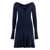 JACQUEMUS Jacquemus Pralu Knit Mini-Dress BLUE