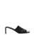 Jil Sander Jil Sander Sculpted Heel Sandals Black