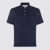 Brunello Cucinelli Brunello Cucinelli Cotton Polo Shirt BLUE