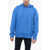 Diesel Brushed Cotton S-Macs-Hood-G6 Hoodie With Contrasting Maxi L Blue