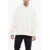 Diesel Brushed Cotton S-Macs-Hood-G6 Hoodie With Contrasting Maxi L White