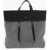 Maison Margiela Mm11 Cotton Tote Bag With Leather Trims Black