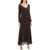 Tom Ford Long Knitted Lurex Perforated Dress CHOCOLATE BROWN