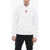 Diesel Solid Color S-Ginn-Hood-K33 Hoodie With Patch Pocket White
