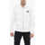 Diesel Solid Color S-Ginn Sweatshirt With Hood And Zip Closure White