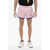 Palm Angels Nylon Miami Shorts With Contrasting Finishes Pink