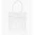 Maison Margiela Mm6 Faux Leather Tote Bag With Ruched Pocket White