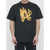 Palm Angels Burning Monogram T-Shirt BLACK