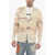 AMIRI Cashmere And Wool Cardigan With Patch Pockets Beige
