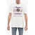 Diesel Frontal Maxi Printed T-Just-E36 Crew-Neck T-Shirt White