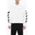 Off-White Permanent Hoodie Diag Helvetica With Front Pocket White