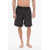 Off-White Swimshorts Surfer With Contrast Details Black