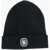 Neil Barrett Cotton And Cashmere Beanie With Embossed Monogram Black