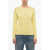 Ralph Lauren Crew Neck Aran Cashmere Sweater Yellow