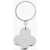 Maison Margiela Mm6 Brass Ring With Pendant Silver