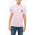 Ralph Lauren Hopsack Cotton Custom Fit Polo With Embroideries Pink