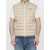 Palm Angels Padded Vest With Logo Beige