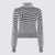 Burberry Burberry White And Black Wool Blend Jumper MONOCHROME IP PTTN