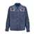 NEEDLES Needles Chambray Embroidery Shirt BLUE