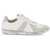 Maison Margiela Vintage Nappa And Suede Replica Sneakers In OFF WHITE HONEY SOLE
