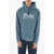 Ralph Lauren Fleeced Cotton M Classics Hooded Sweatshirt With Lettering L Light Blue