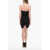 Versace Gathered Pencil Skirt Longuette Skirt Black