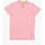 OFF-WHITE KIDS Solid Color Tee Dress With Printed Logo Pink