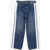 Palm Angels Jeans With Contrasting Side Band Blue