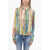 DSQUARED2 Multicolored Jersey Shirt With Standard Collar Multicolor