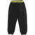 OFF-WHITE KIDS Brushed Cotton Joggers With Logoed Elastic Band Black