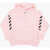 OFF-WHITE KIDS Cotton Hoodie With Patch Pocket Pink