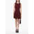 Alexander McQueen Sleeveless Dress With Ruffles And Fringes Red