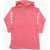 OFF-WHITE KIDS Solid Color Hoodie Dress With Maxi Logo Print Pink