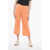 Palm Angels Cropped Track Joggers With Contrasting Bands Orange