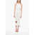 Off-White Sleeveless Meteor Long Dress With Cutout White