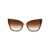 DITA Dita SUNGLASSES DARK TORTOISE-COFFEE CARAMEL - CHAMPAGNE GOLD