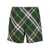 Burberry Burberry Check Swim Shorts GREEN