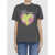 Ganni Heart T-Shirt GREY
