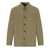 Barbour BARBOUR OLIVE GREEN WASHED OVERSHIRT Green