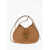 Palm Angels Leather Hobo Bag With Padlock Brown
