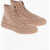 Valentino Garavani Fabric High-Top Sneaker With Rubber Sole Pink