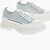 Alexander McQueen Canvas Low-Top Sneakers With Platform Sole Light Blue