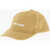 Palm Angels Solid Color Cap With Embossed Logo Brown