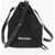 Palm Angels Nylon Venice Track Bucket Bag With Double Side Bands White